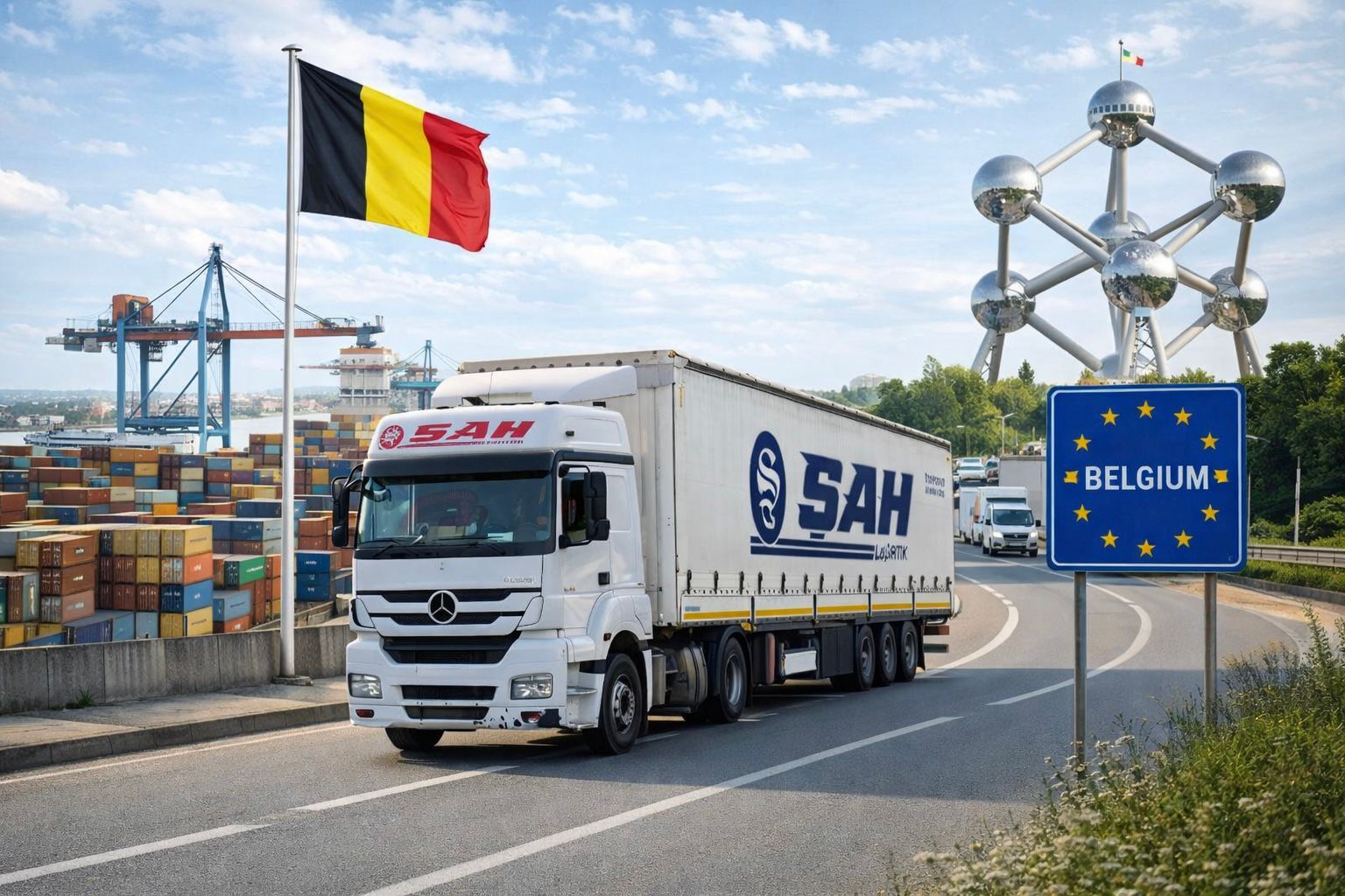 Türkiye Belçika parsiyel komple frigo nakliye