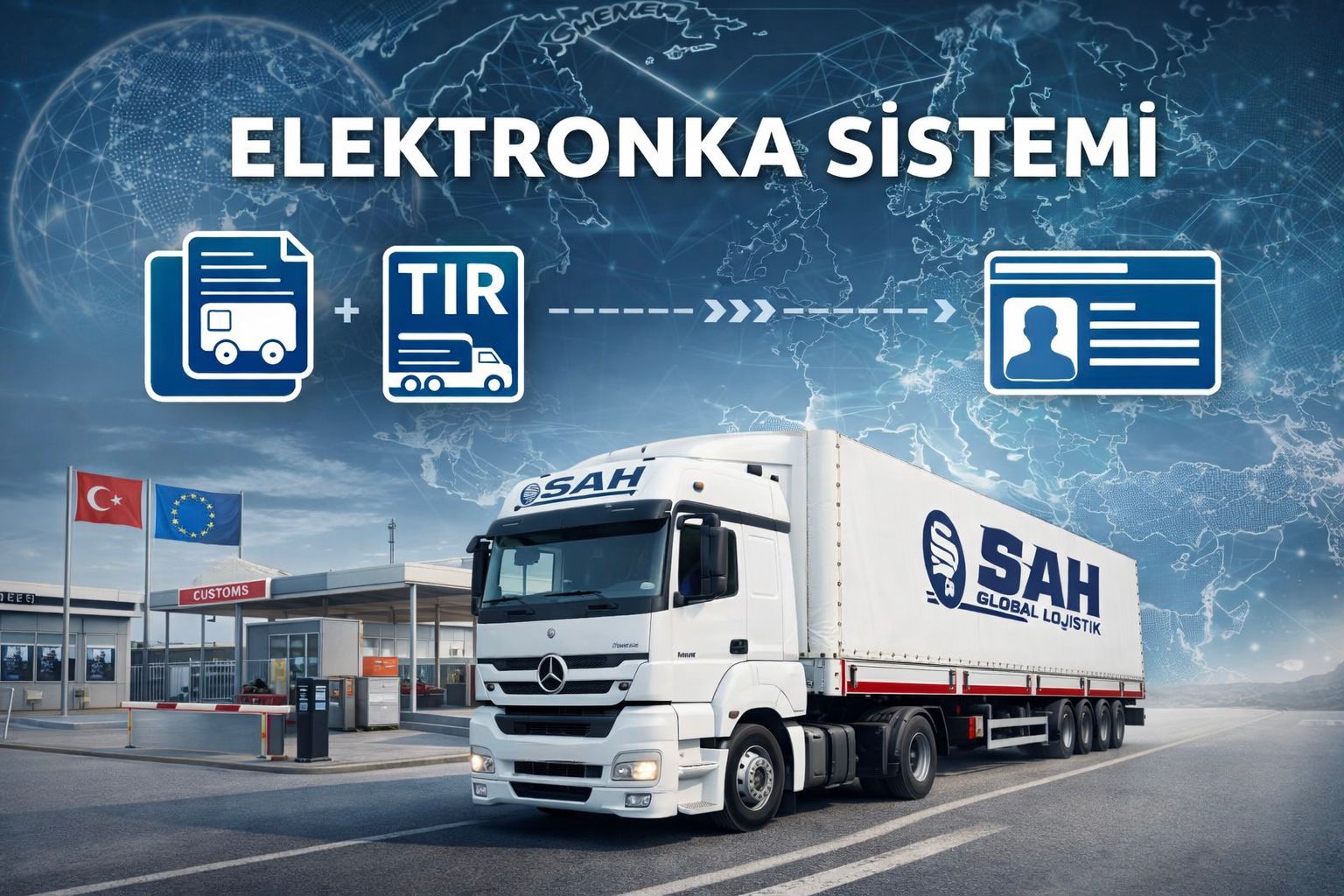 Elektronka sistemi uluslararası nakliye ve gümrük süreci