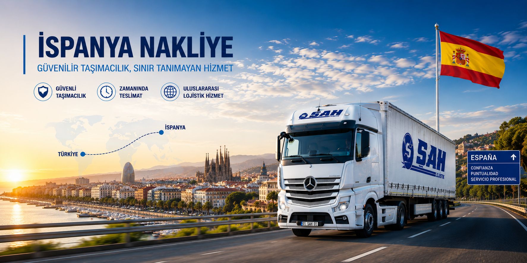İspanya Nakliye - SAH Global Lojistik