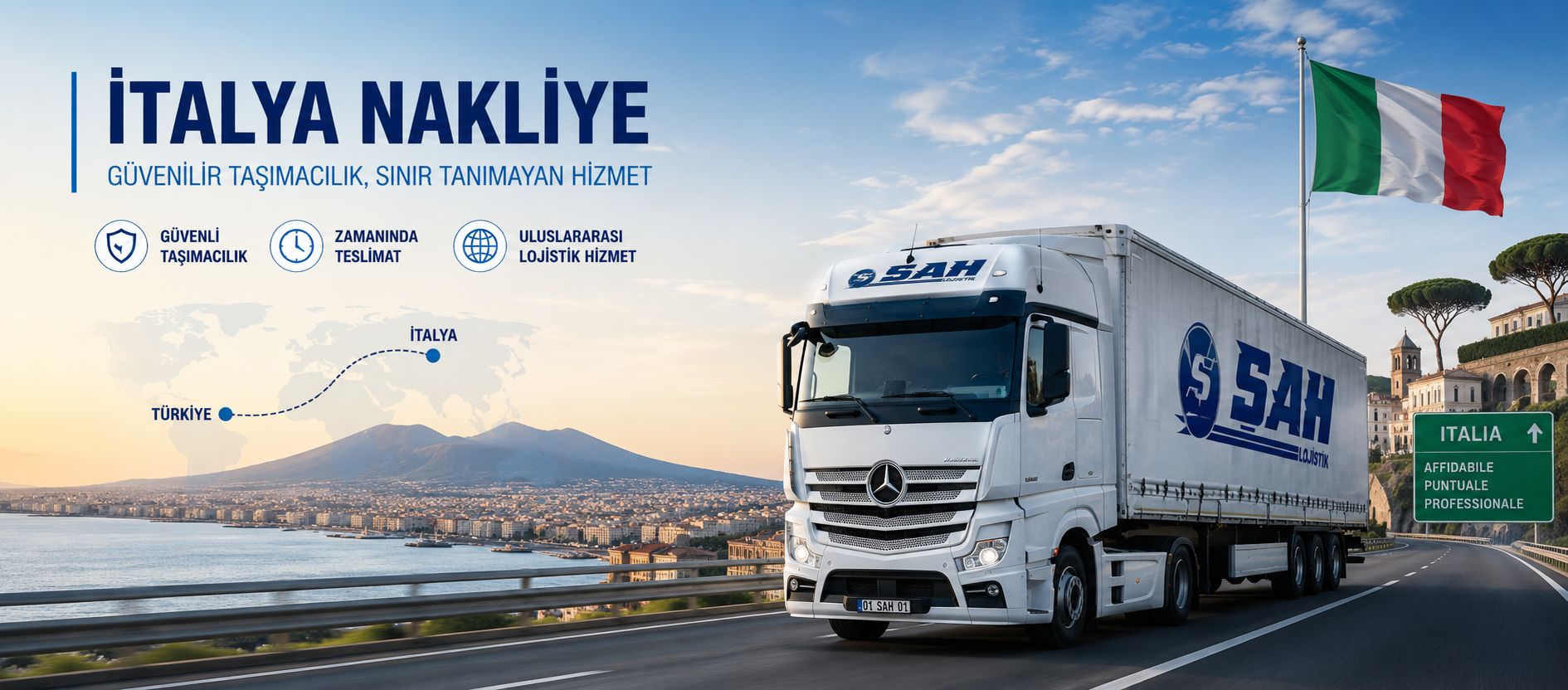İtalya Nakliye - SAH Global Lojistik